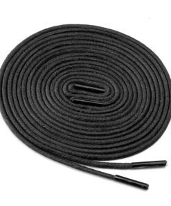 Benchmark Waxed 100% Kevlar Boot Laces - Made in USA - Heavy Duty Shoe Laces for Work or Hiking - 45", 54”, 63”, 72" or 81" 45 inches Black 8 91JYGovfj4L 1