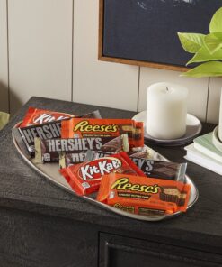 HERSHEY'S, KIT KAT and REESE'S Milk Chocolate Assortment Candy Bars, Individually Wrapped, 45 oz Bulk Value Pack (30 Piece) 20 91JZA8PYGL