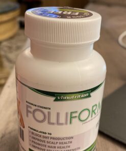 VH Nutrition FOLLIFORM | DHT Blocker for Men and Women* | Saw Palmetto, Pygeum, Nettle Root Formula | 1500mg | 60 Capsules 31 91JaOPPM0nL