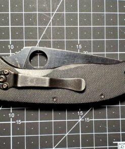 Spyderco Tenacious Folding Utility Pocket Knife with 3.39" Black Stainless Steel Blade and Durable G-10 Handle - Everyday Carry - PlainEdge - C122GBBKP 67 91JftgeHJQL