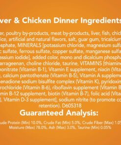 Purina Friskies Pate Wet Cat Food, Liver & Chicken Dinner - 5.5 Oz (Pack of 24) 13 91JmGnsytFL