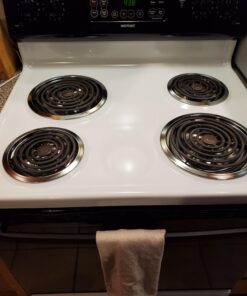 Stanco 60555905 4 Pack Drip Bowl, GE/Hotpoint, Chrome 35 91JmTQN0ZpL