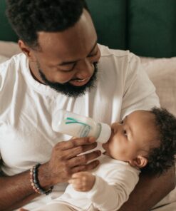 Dr. Brown's Natural Flow Anti-Colic Options+ Narrow Baby Bottles 4 oz/120 mL, with Level 1 Slow Flow Nipple, 4 Count (Pack of 1), 0m+ 4oz, Clear 4 Count (Pack of 1) 30 91JmXDe0FsL
