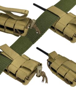 MOLLE Tactical Pouch Bag Radio Phone GPS Holster Holder BaoFeng Two-Way BF-F8HP UV-5R UV-82HP UV-5X3 UV-82C Garmin Retevis Motorola T460 T600 MR350R MH230R Midland Arcshell Coyote Brown 13 91JsjiL gxL