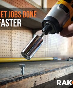 RAK Universal Socket Tool Stocking Stuffer Gifts for Men - Super Socket Gifts for Him - Adjustable Grip Socket Adapter Set for Husband, Mechanic, Handyman, Tools for Men - Christmas Gifts 2 pc set 33 91JssETWkUL