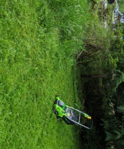 Greenworks 40V 16" Cordless (Push) Lawn Mower (75+ Compatible Tools), 4.0Ah Battery and Charger Included 16" Mower (4.0Ah) 49 91JsujsNb6L