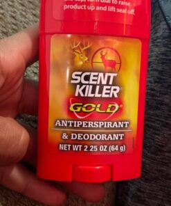 Scent Killer Gold Unscented Deodorant and Antiperspirant for Hunting Scent Control 9 91JtdDhGGcL