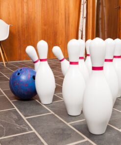 Champion Sports Rubber Bowling Ball: Lightweight Soft Ball for Training & Kids Games 15 91K0PU5eCdL