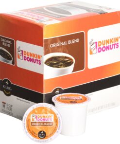 Dunkin Donuts Original Flavor Coffee K-Cups For Keurig K Cup Brewers, 32 Count (Packaging May Vary) 32 Count (Pack of 1) 12 91K1DccN3YL