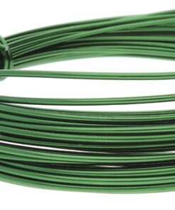 The Beadsmith Anodized Aluminum Wire – 12 Gauge – 39 feet – Kelly Green Color – Bendable Craft Wire Used to Jewelry Making, Wire Wrapping, Sculpting, Floral, Modeling and Other DIY Arts & Crafts 9 91K3gX H 1L