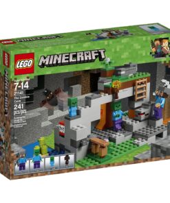LEGO Minecraft The Zombie Cave 21141 Building Kit with Popular Minecraft Characters Steve and Zombie Figure, separate TNT Toy, Coal and more for Creative Play for 84 months to 168 months (241 Pieces) 17 91K4wg9SQDL
