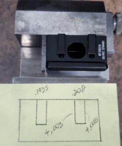 3-slot Slim Picatinny Short Riser Mount 1" High, 3 Slots, Black 36 91K58I6WNCL