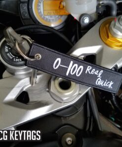 Centurion Goods CG Keytags – Keychains for Motorcycles and Cars 0-100 Real Quick 9 91K8IW LFSL
