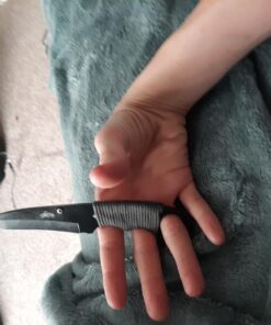 Master USA MU-1119GC Tactical Neck Knife, Black Blade, Cord-Wrapped Steel Handle, 6.75-Inch Overall, Grey Camo 52 91KApH10KlL