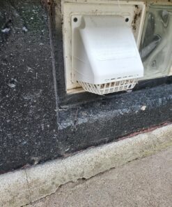 4" WHT DRYER VENT WIDE MOUTH 14 91KD6FOZkDL