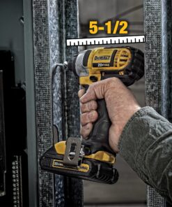 DEWALT 20V MAX Cordless Drill and Impact Driver, Power Tool Combo Kit with 2 Batteries and Charger, Yellow/Black (DCK240C2) Impact Driver/Drill Combo Only 32 91KG4C3iTL
