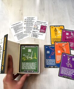Alternative view of Stack 52 Suspension Exercise Cards. Compatible with All Suspension Trainers. Suspended Bodyweight Resistance Workout Game. Video Instructions Included. Fun Home Fitness Program. 2019 Mega Pack
