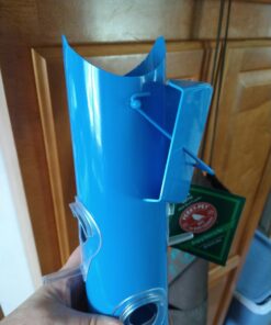 Perky-Pet 391 Metal Tube Wild Bird Feeder, Blue Sturdy 33 91KLoQzINL
