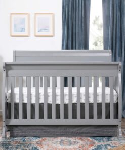 DaVinci Kalani 4-in-1 Convertible Crib in Grey, Greenguard Gold Certified 25 91KMJqP6BpL