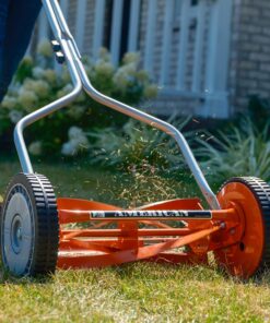 American Lawn Mower Company 1204-14 14-Inch 4-Blade Push Reel Lawn Mower, Red 14-Inch, 4-Blade 42 91KMPEjbiEL