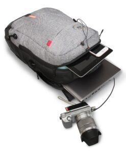 ARTIX Power Bank Water Resistant Backpack For Laptops and Smart Devices 7000mAh, Lightweight, Multipurpose, Fits Laptops Up To 15.6" (Dark Grey) 9 91KMXiXbxiL