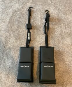 Extreme Max 3006.7270 BoatTector PWC Contour Fender with Hook & Strap Set with Adjustable Straps for Easy Secure Installation - 2-Pack Black 26 91KMnjUcyZL 1