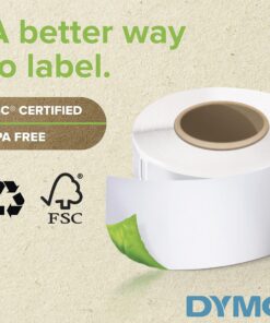 DYMO Authentic LW Mailing Address Labels for LabelWriter Label Printers, White, 1-1/8'' x 3-1/2'', 2 Rolls of 260 (30572) 9 91KOEvuiqSS 4