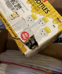 Little Giant Plastic Bear Bottle Honey Squeeze Bottle with Flip-top Lid (12 Ounce, 12 Pack) (Item No. HBEAR12) 23 91KQbspzqzL