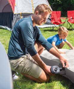 INTEX 66633E QuickFill 12 Volt DC Electric Pump: Inflates and Deflates Air Mattresses, Kayaks, Boats – Includes 3 Interrconnecting Nozzles – Sleek and Compact Design – 650 L/Min Air Flow – Outdoor Use 18 91KWUuU9jrL