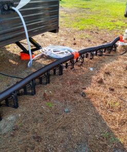 Camco RhinoFLEX 20’ Camper/RV Sewer Hose Kit | Clear Elbow w/ Removable 4-in-1 Adapter & Pre-Attached Swivel Bayonet and Lug Fittings | Sections Compress for RV Storage and Organization (39742) ,Brown 20ft Sewer Hose Kit Frustration-Free Packaging 56 91KXcwaZL