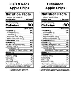 Bare Baked Crunchy Apple Chips, Variety Pack, Gluten Free, 0.53 Ounce Bag, 24 Count 0.53 Ounce (Pack of 24) 9 91Ka0JsmU3L