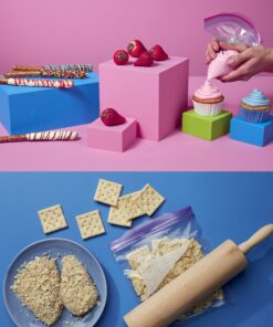 Ziploc Storage Bags with New Grip 'n Seal Technology, For Food, Sandwich, Organization and More, Smart Zipper Plus Seal, Quart, 3 pack, 150 count 16 91KaUUR6vHL