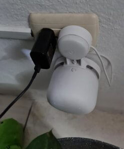 Nest WiFi Point Genie: The Simplest Lowest Profile Outlet Holder Mount for Google Nest WiFi Point | Reinforced Support | Great Sound | Open Access | No Messy Screws! (1-Pack) White (1-Pack) 37 91Kbp6lvVGL
