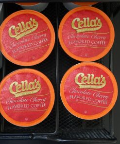 Cella's Chocolate Cherry Flavored Coffee, Compatible With 2.0 Keurig K Cup Brewers, 40 Count (Pack of 1) 23 91Kh1r8Bp1L