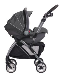 Graco SnugRider Elite Car Seat Carrier, Lightweight Frame, Travel Stroller Accepts any Graco SnugRide Infant Car Seat, Black 4-Wheel 23 91KiDNmyMpL
