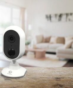 Swann Communications 1080p Wi-Fi Indoor Security Camera with 2-Way Audio - Model Number SWWHD-INDCAM-US 1 Count (Pack of 1) 1-Pack, Indoor Camera 10 91Kl2 CUCFL