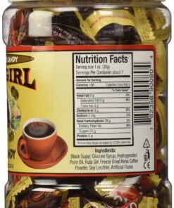 Alternative view of Hula Girl Kona Coffee Hard Candy Konako Brand 8 oz (1/2 lbs)(227 gram) 8 Ounce (Pack of 1)