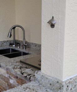 MAGCAP Outdoor Bottle Opener Wall Mounted - Style Magnetic Beer Bottle Opener that Catches Caps - Easy to Install and Incredibly Convenient 1 Matted Nickel 32 91KoXMbRoGL