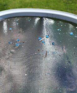 Intex Solar Pool Cover for 18' x 9' Rectangular Frame Outdoor Swimming Pools with Carrying Storage Bag, (Pool Cover Only), Blue Solar Cover 34 91KrCunARXL