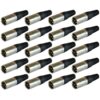 GLS Audio XLR Male Plugs Connectors XLR-M Plug - 20 Pack 17 91Kunr67oML