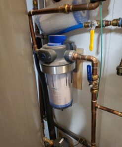 PUREPLUS 5 Micron 10" x 4.5" Whole House Sediment and Carbon Water Filter Replacement Cartridge for GE FXHTC, GXWH40L, GXWH35F, GNWH38S, Culligan RFC-BBSA, WRC25HD, PP10BB-CC, Pentek RFC-BB, 2Pack 2 Count (Pack of 1) 33 91KyWnkFVlL