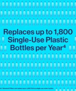 Brita Standard Water Filter Replacements for Pitchers and Dispensers, Lasts 2 Months, Reduces Chlorine Taste and Odor, 3 Count 44 91L V4DbyL 1