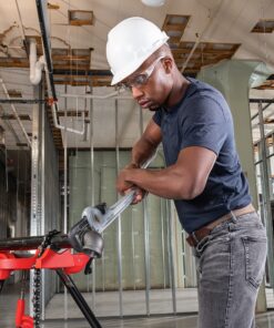 RIDGID 31100 Model 818 Aluminum Straight Pipe Wrench, 18-inch Plumbing Wrench One Size 21 91L20fhcadL