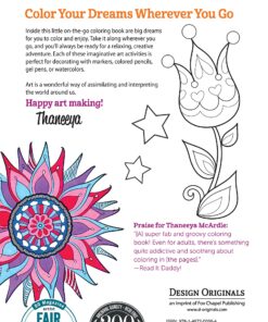 Alternative view of Color Dreams Coloring Book: Perfectly Portable Pages (Design Originals) (On-the-Go Coloring Book) Convenient 5x8 Size is Perfect to Take Along Wherever You Go; Imaginative Designs on Perforated Pages