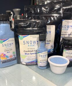 Snowy River Blue Cocktail Salt - Naturally Colored Margarita Salt, Margarita Rimmer, Beverage Rimmer, Cocktail Rimming Salt, Decorative Salt, Kosher (4oz Bag) 4oz Bag 13 91LE5FJzqHL