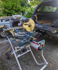 Bosch Portable Gravity-Rise Wheeled Miter Saw Stand T4B 44 91LEHGuGtL