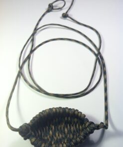 David the Shepherd Paracord Shepherd Sling (Old-Fashioned Slingshot) Handmade Woodland Camo