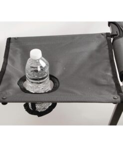 Coleman Pack-Away Camping Cot with Removable Side Table, Extra Wide Cot Fits Adults up to 6ft 6in or 300lbs, Carry Bag Included Grey 29 91LFJElgdpL