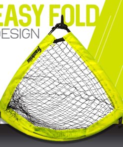 Franklin Sports Blackhawk Soccer Goal - Pop Up Backyard Soccer Nets - Foldable Indoor + Outdoor Soccer Goals - Portable Adult + Kids Soccer Goal 4' x 3' Optic Yellow 33 91LGbiCEYzL