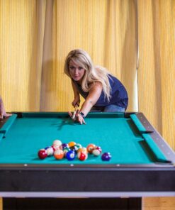 Triumph Sports Phoenix 7’ Billiard Table with Table Tennis Conversion Top for a Game of Pool or an Action-Packed Table Tennis Game 45 91LI7WFJ0LL